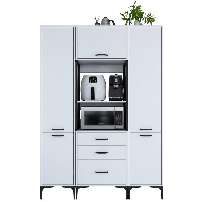Hanah Home Armario Multiusos Blanco JE145 - 3115 Hanah Home Armario Multiusos Blanco JE145 - 3115